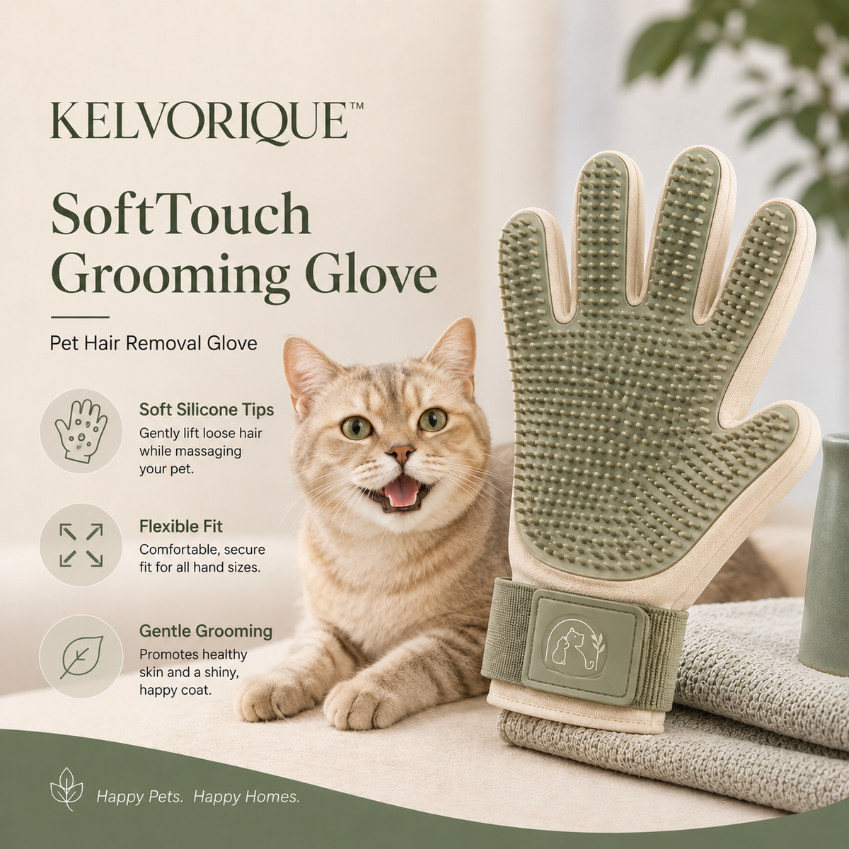 KELVORIQUE™ SoftTouch Grooming Glove