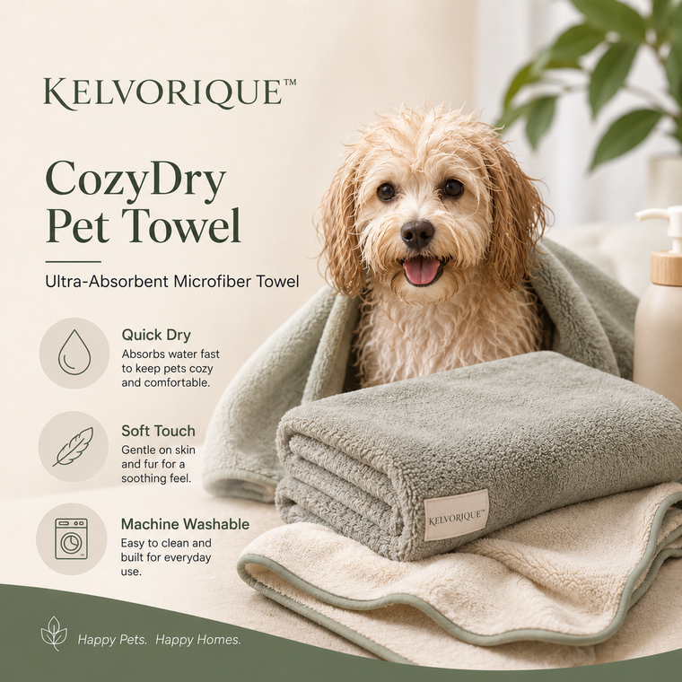 KELVORIQUE™ CozyDry Pet Towel