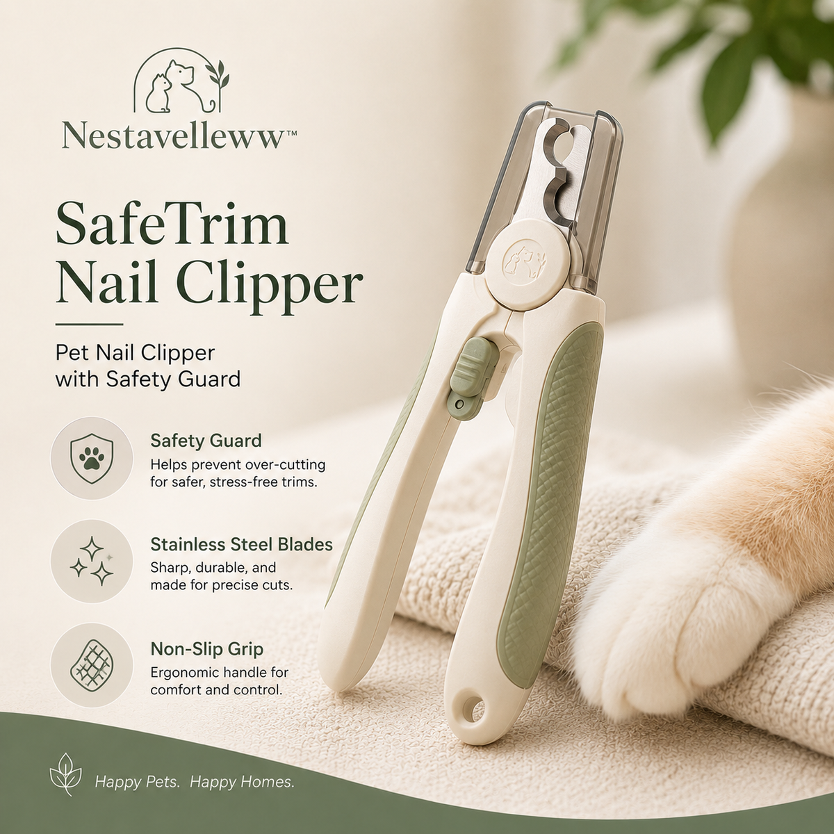Nestavelleww™ SafeTrim Nail Clipper